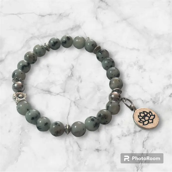 BRACELET JASPE KIWI