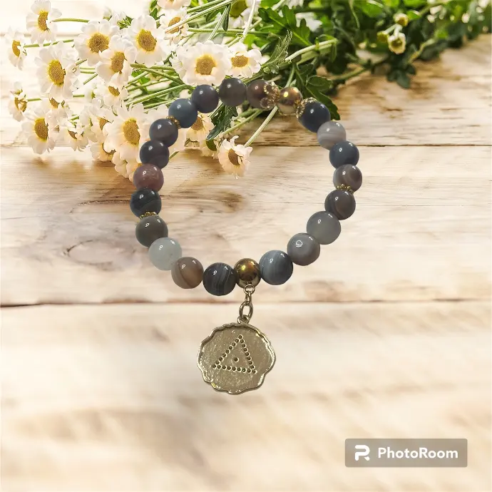 BRACELET EN AGATE BOSTWANA