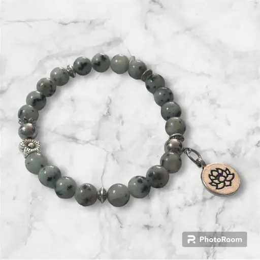 BRACELET JASPE KIWI
