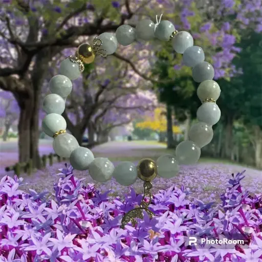 BRACELET EN AIGUE MARINE