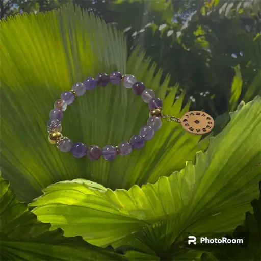 BRACELET EN AMETHYSTE FANTOME B