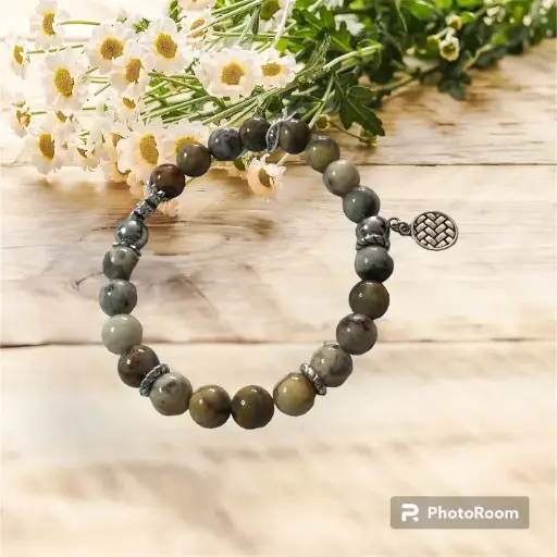 BRACELET AGATE CRAZY DENTELLE